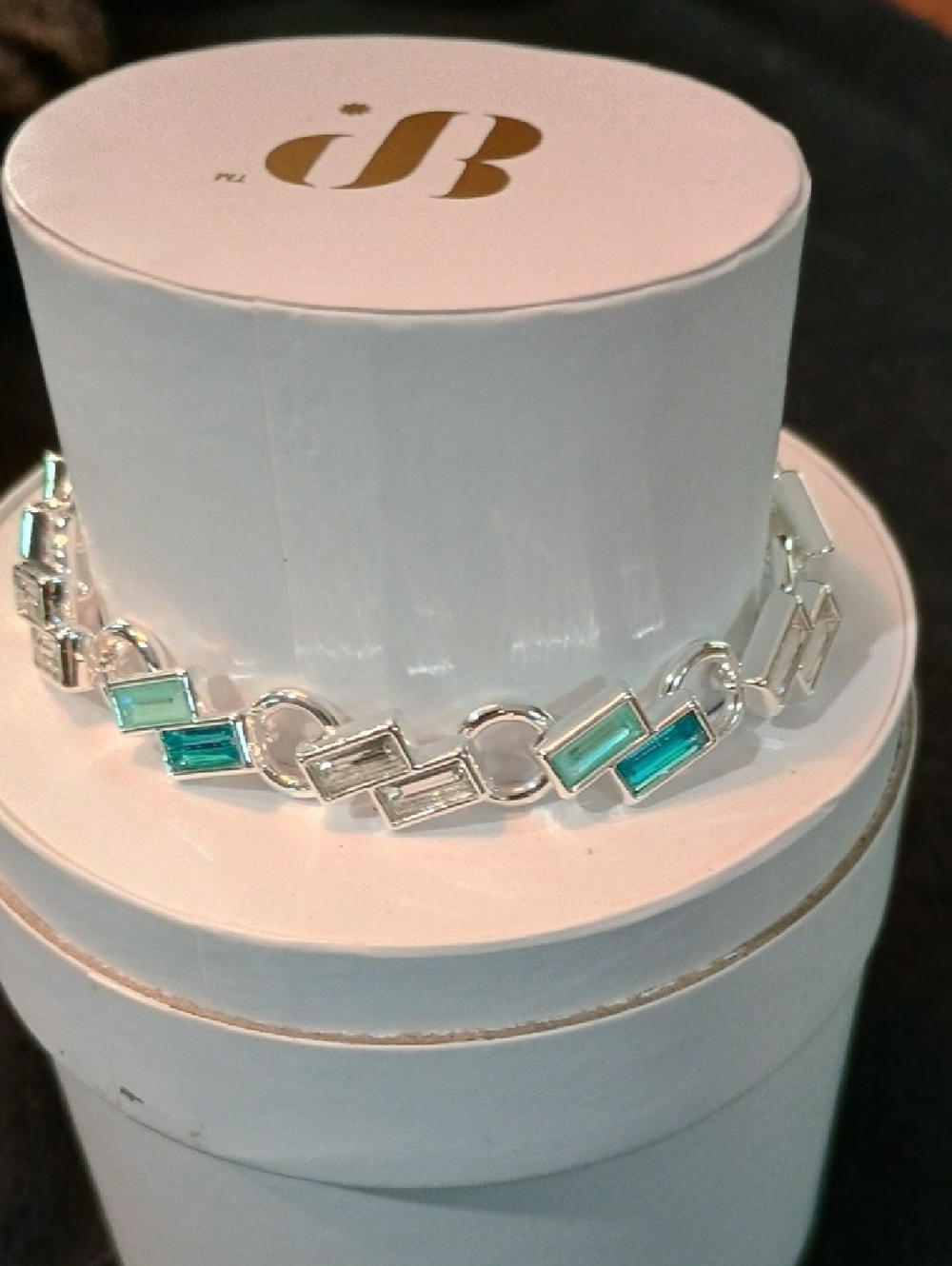 Kentucky Derby Silver Charm Bracelet with Turquoise Horse & Cup Charms - Picture 7 of 10